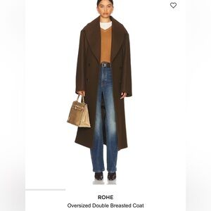 NWT 🏷️ ROHE WOOL COAT OVERSIZED